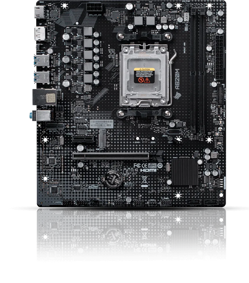 Foto da placa mae