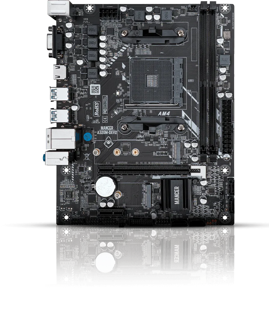 Foto da placa mae