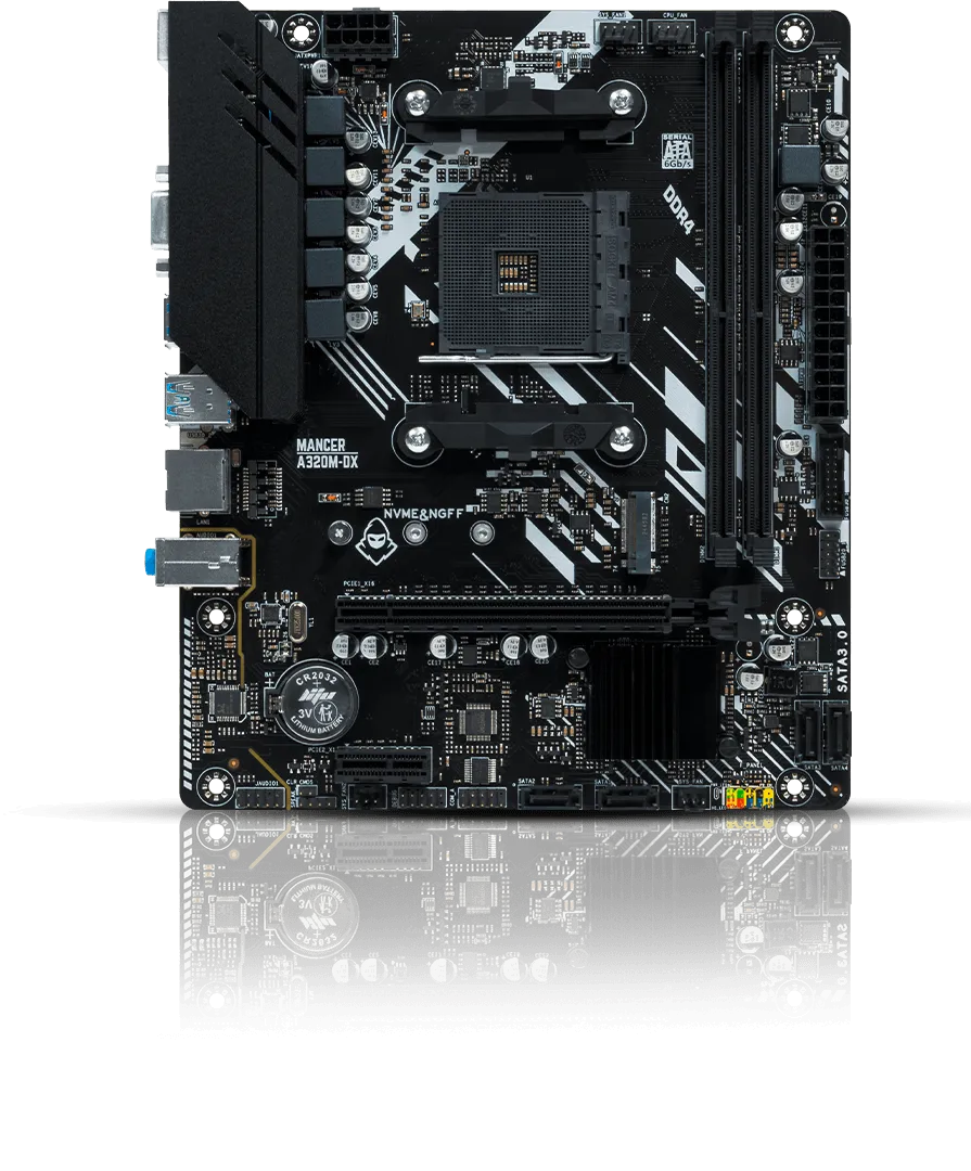 Foto da placa mae